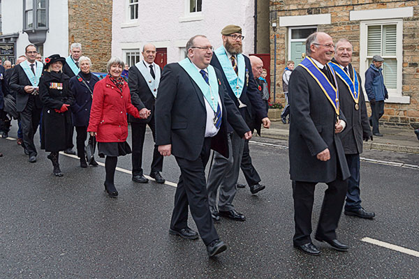 Masons in Remembrance Day Parade